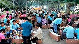 团建时刻 | 鸿富诚·海上田园趣味烧烤趴